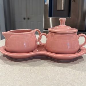 Fiesta Ware Sugar & Creamer set